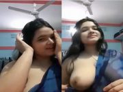 Cute Bangla Girl Showing Her Big Boobs and Dancing